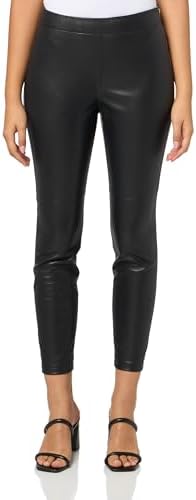 BOSS Women's Taskin Leather Look Pants Boss