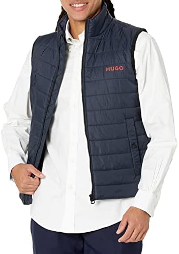 HUGO Men's Stand Collar Puffer Vest Hugo