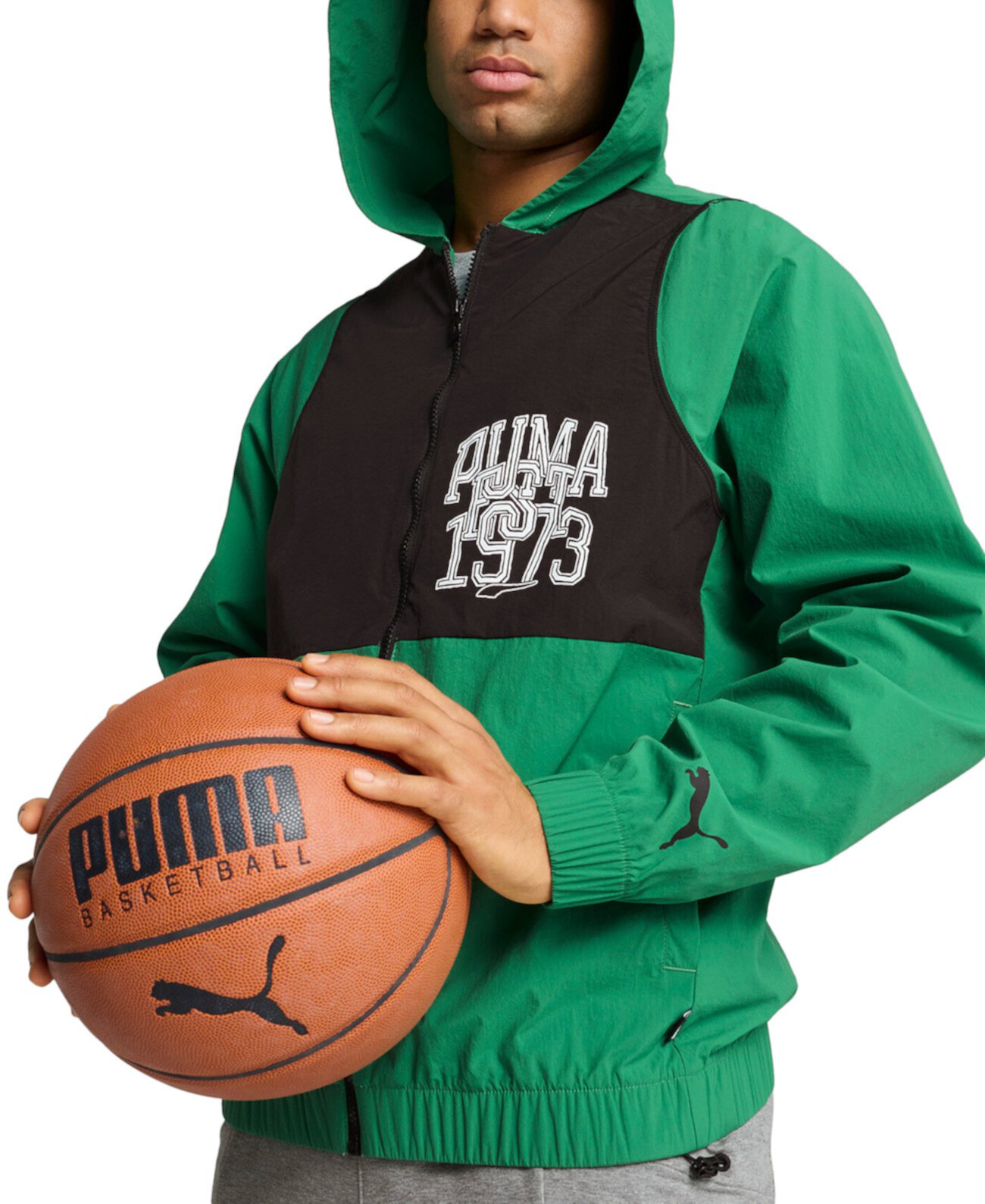 Pua Men's Rival Rage Colorblocked Full-Zip Hooded Jacket Puma