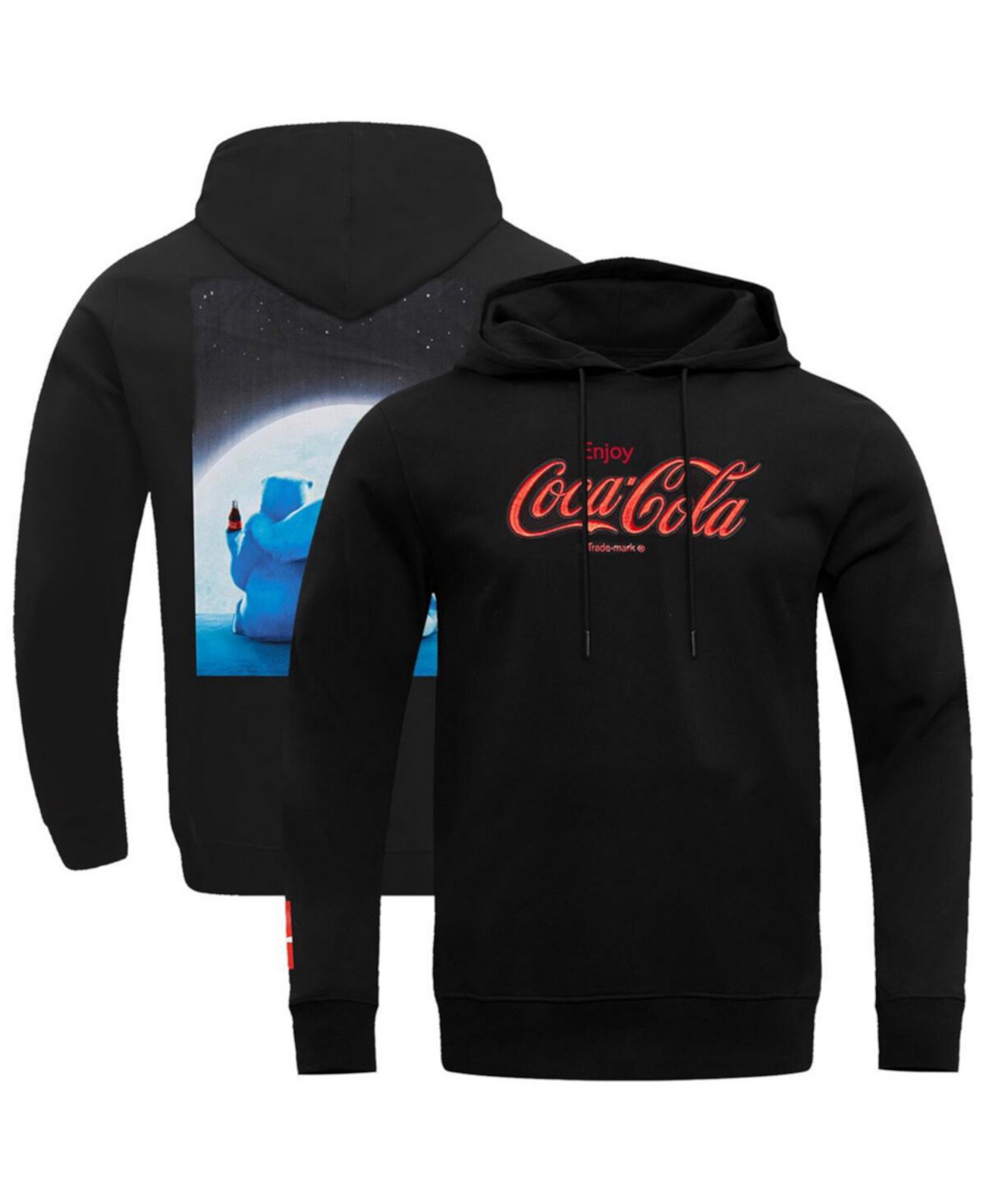 Men's Black Coca-Cola Sharing A Coke Pullover Hoodie Freeze Max