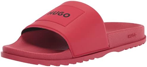 HUGO Women's Square Logo Slide Sandals Hugo