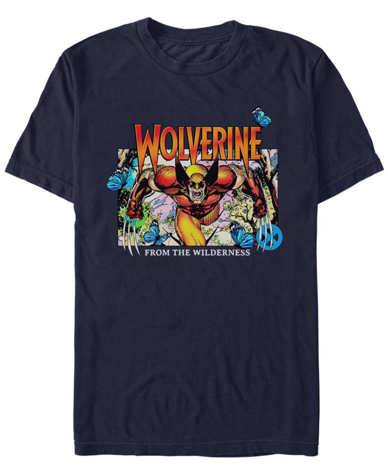 Men's MVL Wolverine Butterflies Short Sleeve T-Shirt Fifth Sun