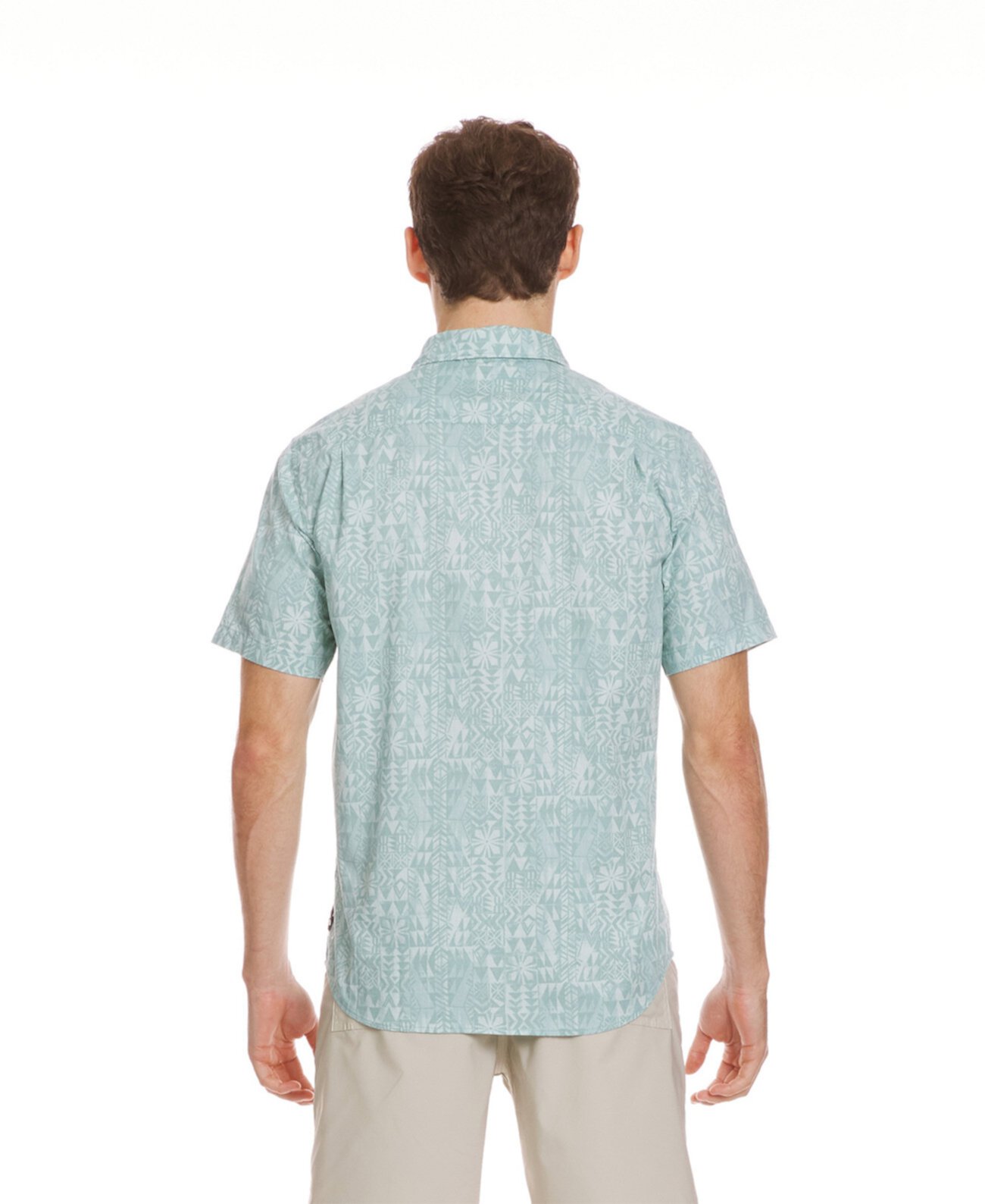 Men's Island Waters Classic Short Sleeve Woven Shirt Quiksilver