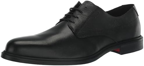 HUGO Men's Kerr Grainy Leather Pointed Derby Shoe Oxford Hugo