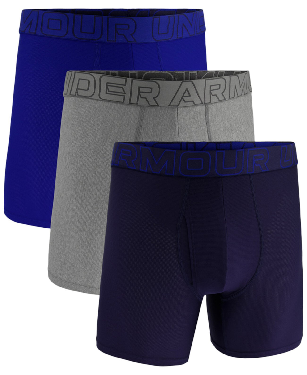 Men's Performance Tech Mesh 6" Boxer Briefs - 3-pack Under Armour