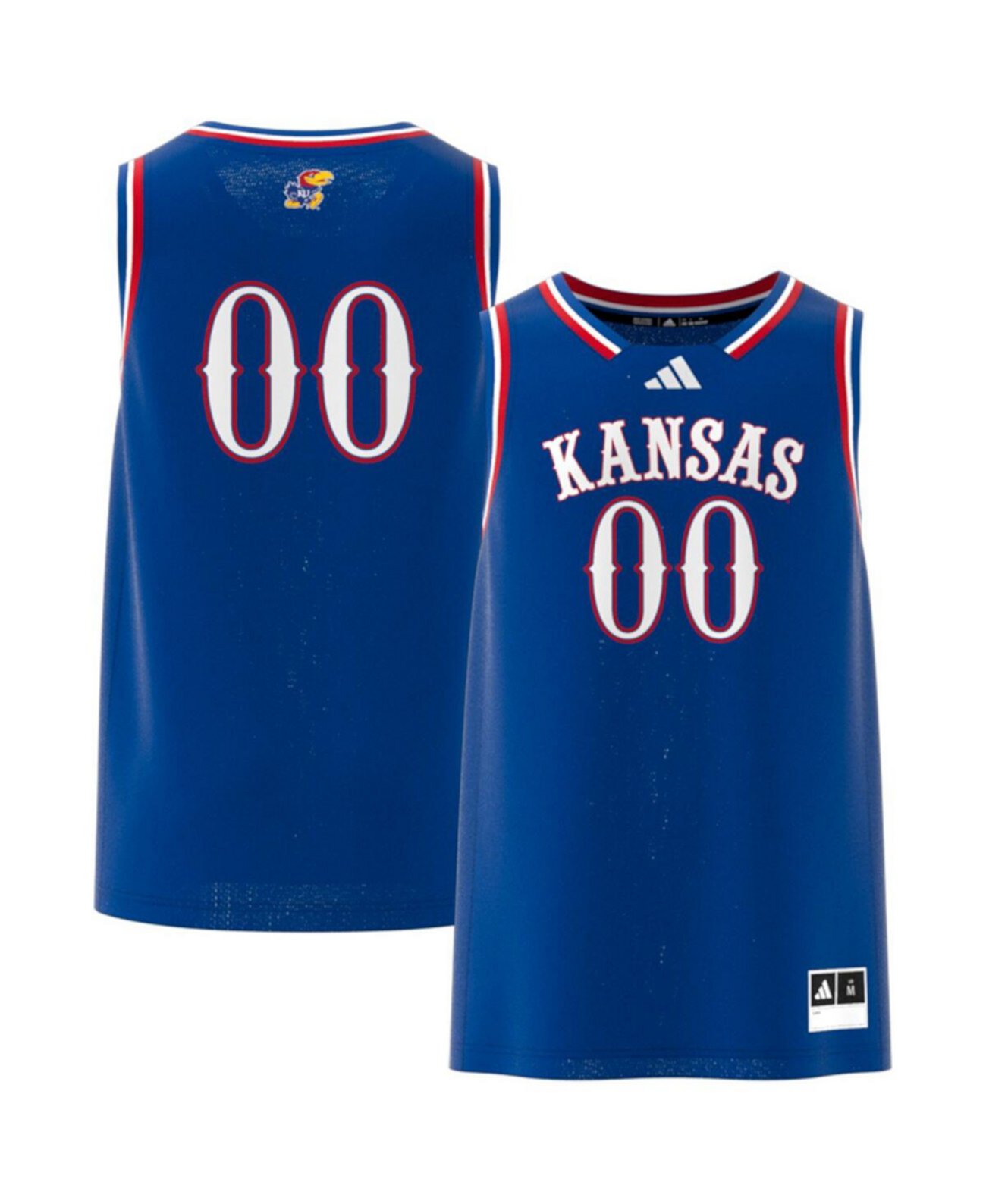 Men's 00 Royal Kansas Jayhawks Swingman Jersey Adidas