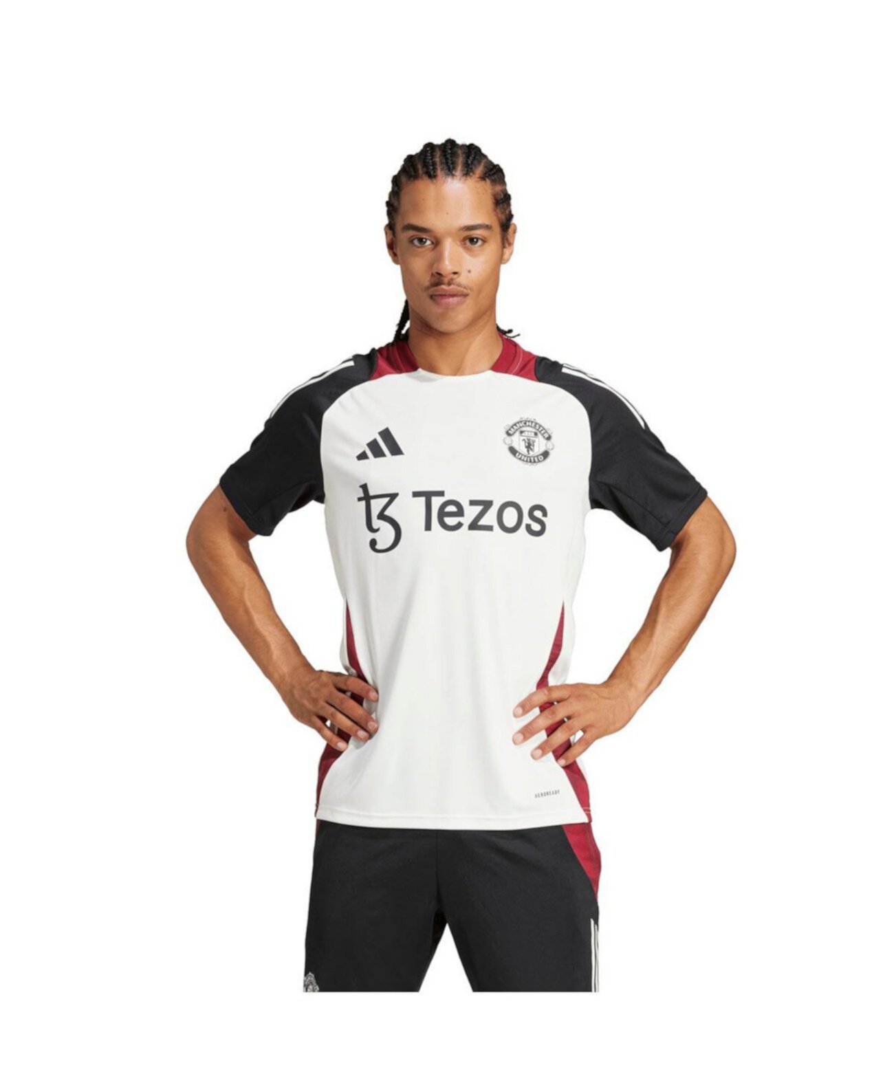 Men's White Manchester United 2024/25 Training Jersey Adidas