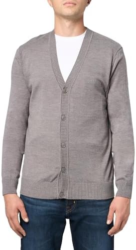 BOSS Men's Wool Blend Button Down Cardigan Boss