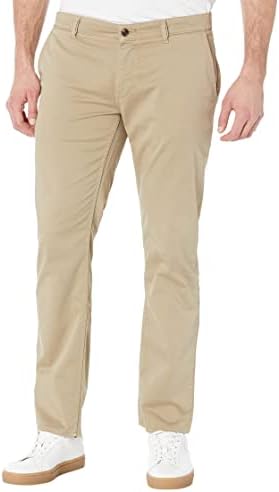 BOSS Men's Slim Fit Cotton Blend Trousers Boss