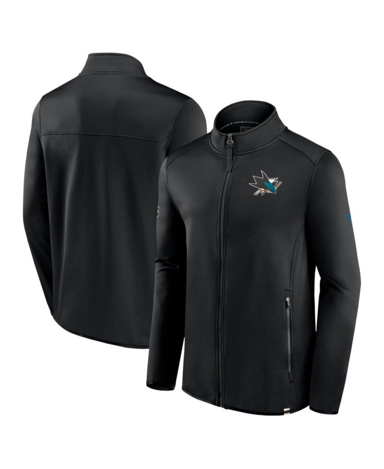 Мужская черная куртка с длинным рукавом San Jose Sharks Authentic Pro с флисовой подкладкой Fanatics