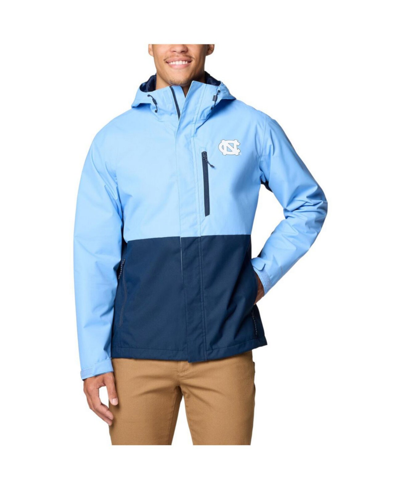 Men's Navy North Carolina Tar Heels Field Bound Omni-Tech Full-Zip Jacket Columbia