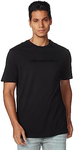 Karl Lagerfeld Paris Logo T, Short Sleeve Crew Neck Men’s Shirt Karl Lagerfeld