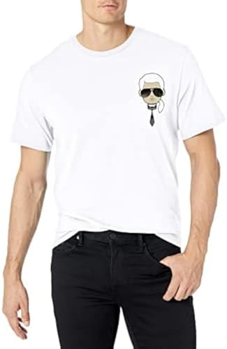 KARL LAGERFELD Men's Classic Karl Character Short Sleeve Crew Neck T-Shirt Karl Lagerfeld