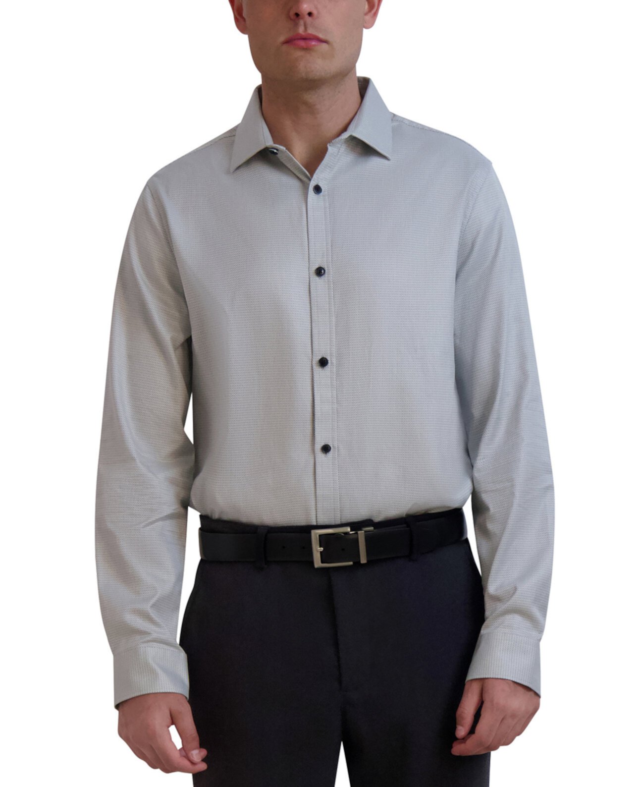 Men's Slim-Fit Woven Dress Shirt Karl Lagerfeld Paris