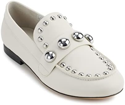 Karl Lagerfeld Paris Women's Avah Studded Faux Pearl Loafer Karl Lagerfeld