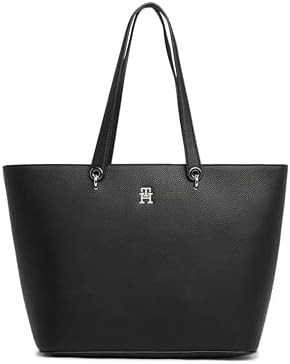 Tommy Hilfiger Emblem Tote Bag with Zipper Tommy Hilfiger