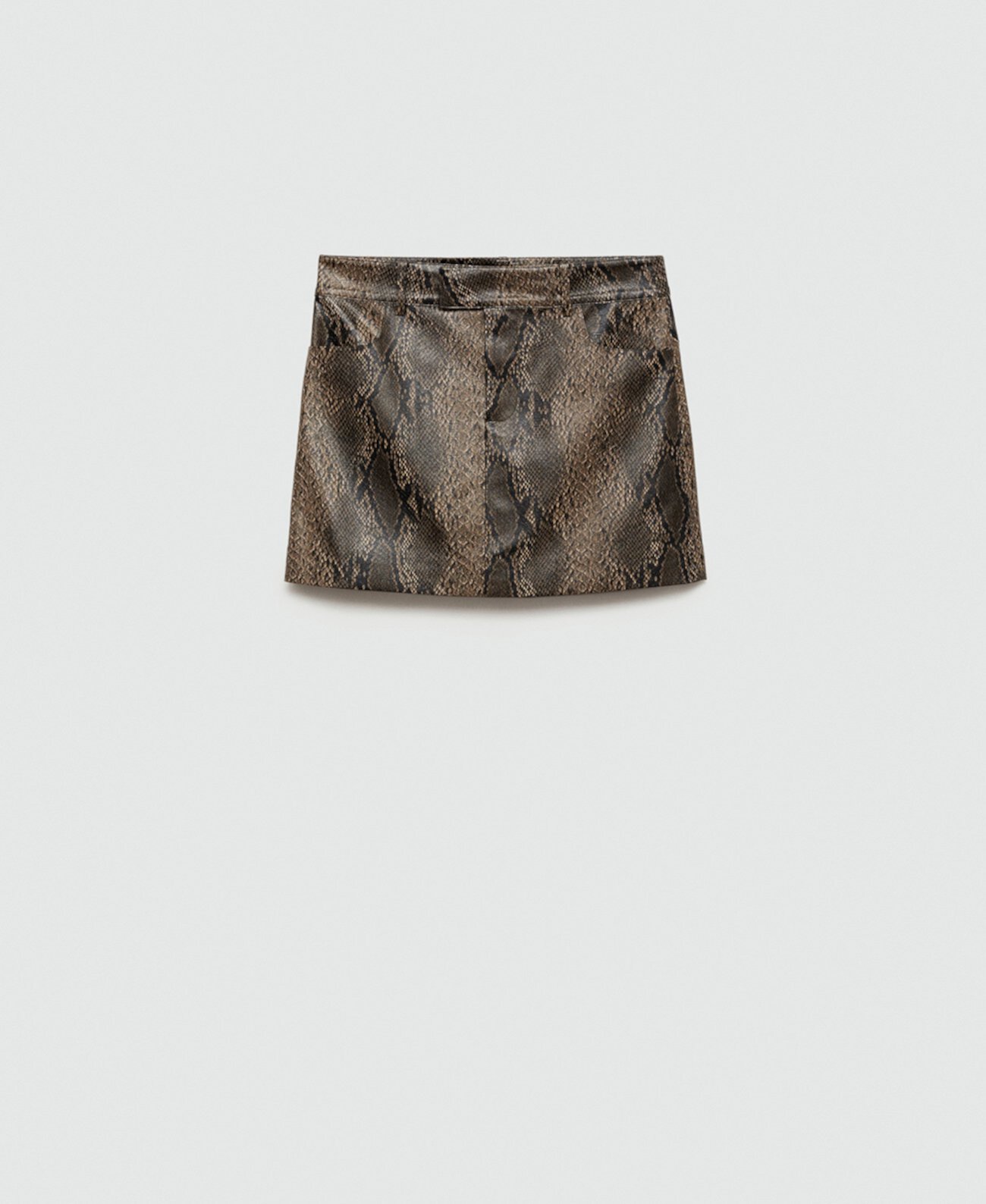 Women's Snakeskin-Effect Miniskirt Mango