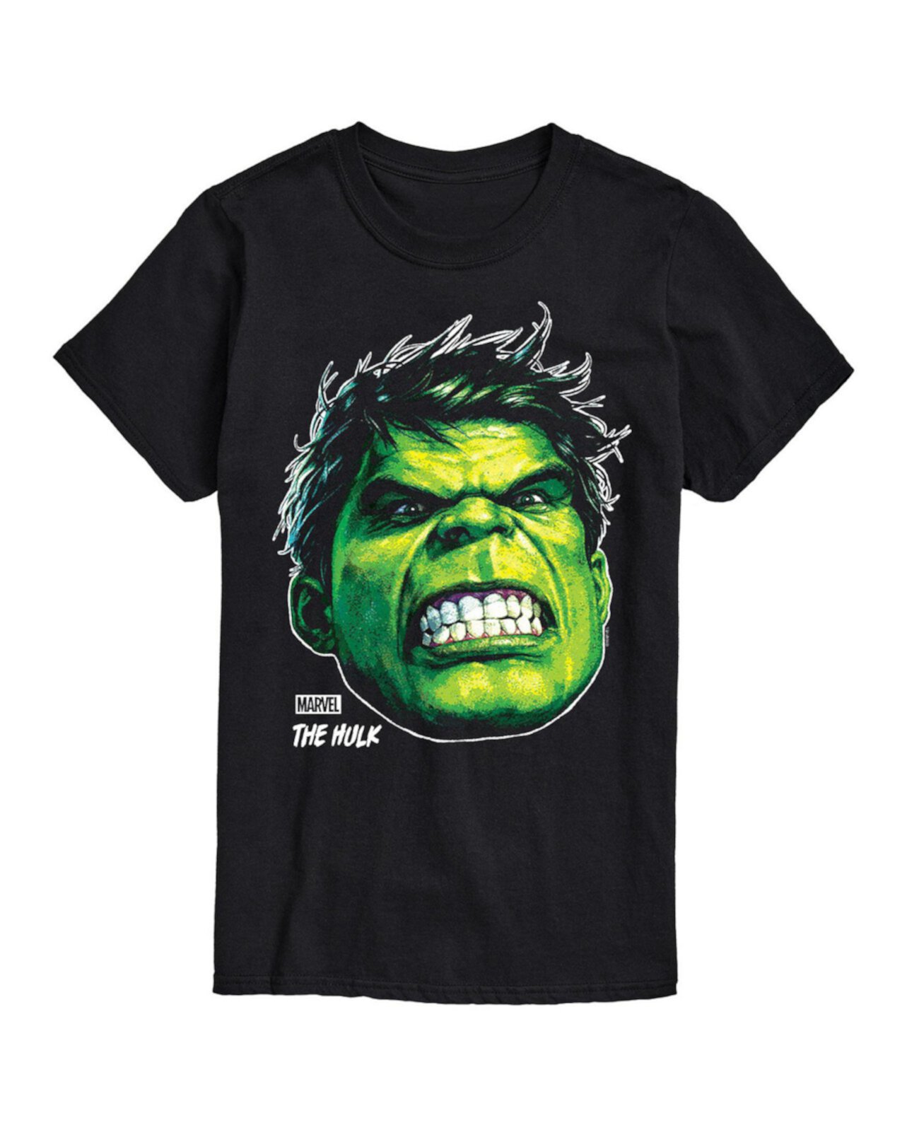 Men's Hulk Face Oversized Short Sleeve T-shirt Airwaves