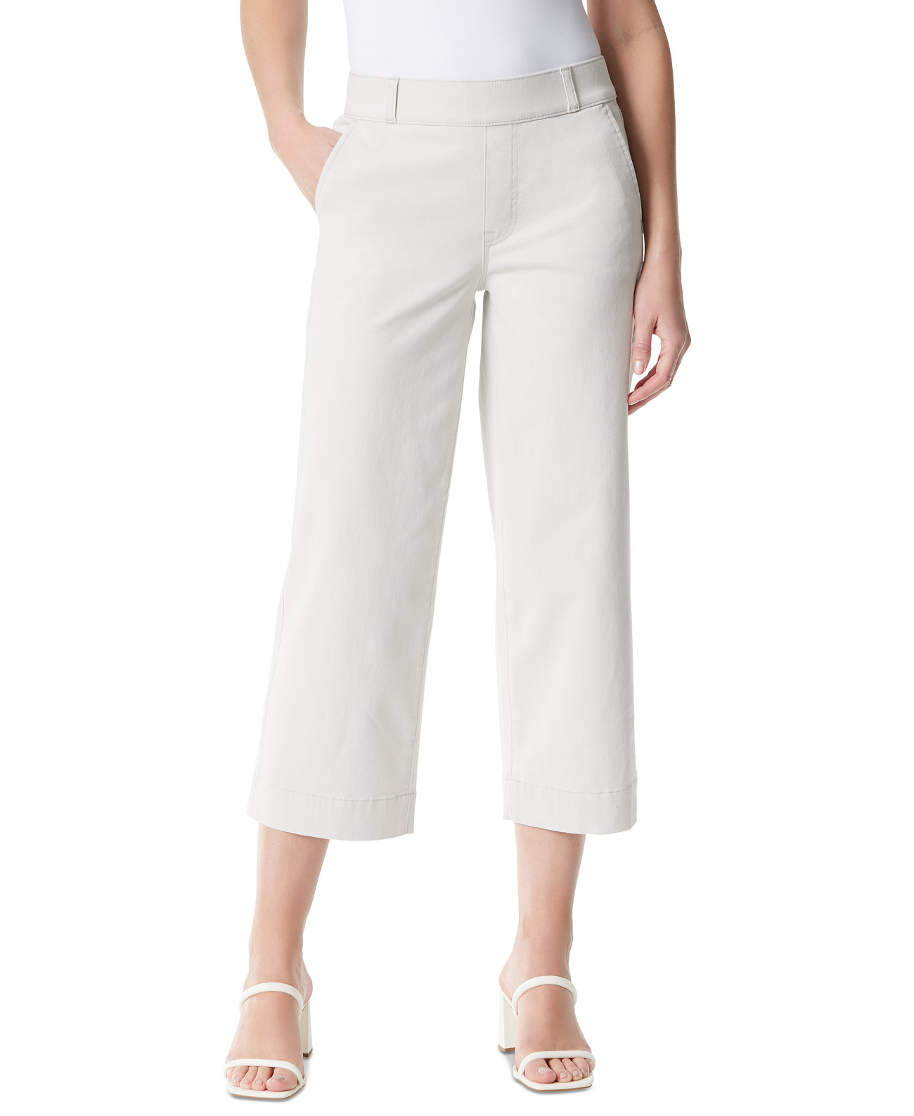 Women's Shape-Effect Wide-Leg Cropped Pull-On Pants Gloria Vanderbilt