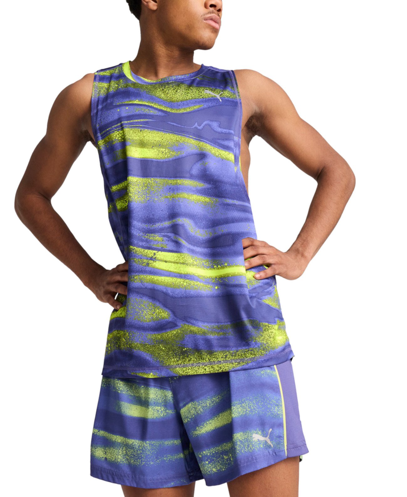 Men's Run Velocity Printed Tank Top Puma