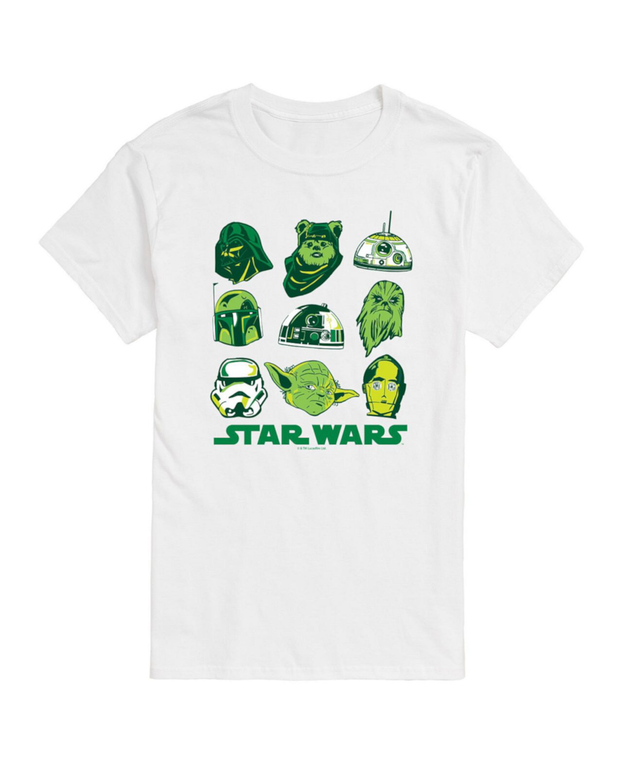 Men's Star Wars St Patricks Day Short Sleeve T-shirt Airwaves