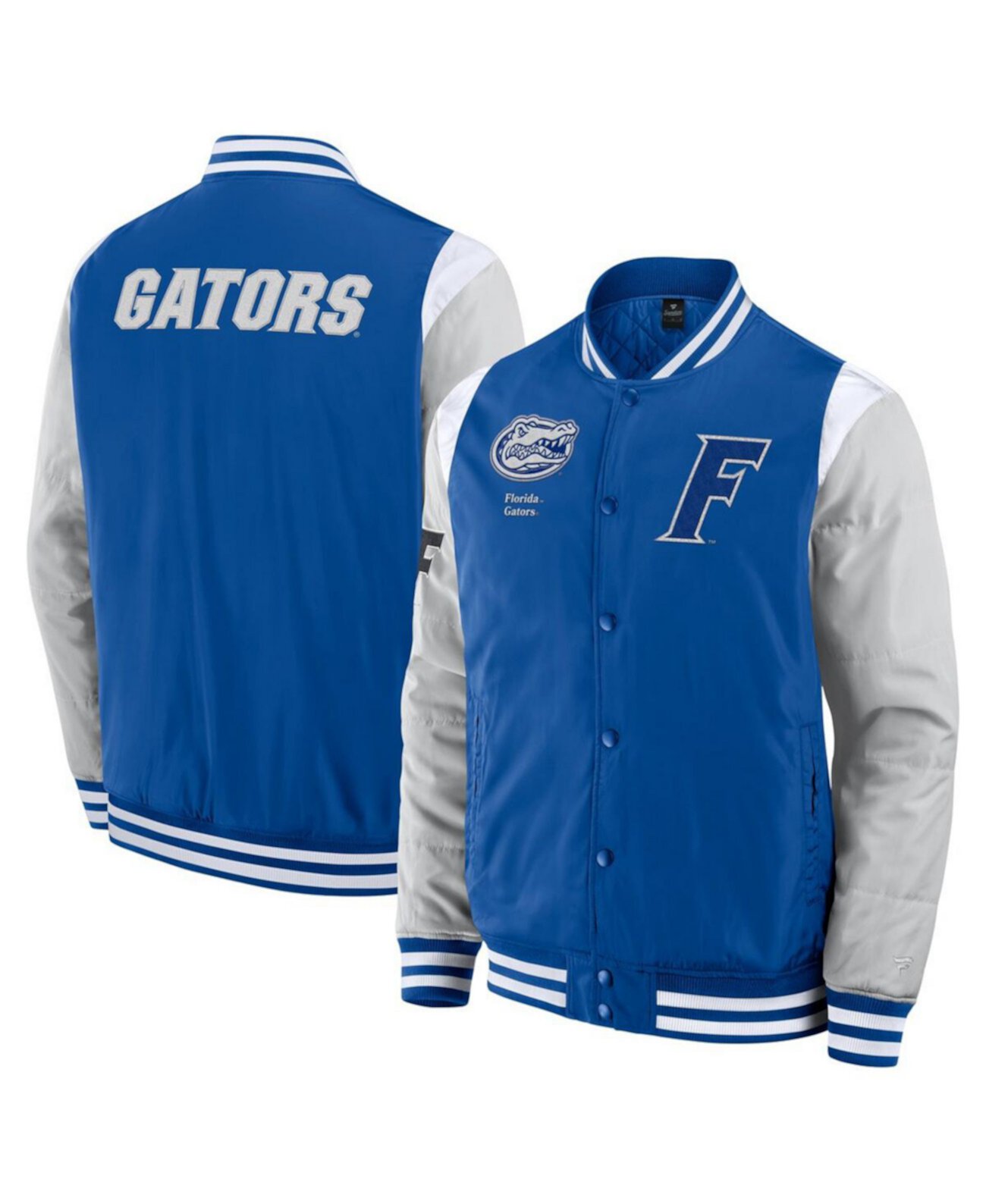 Модная мужская куртка Florida Gators Elements Elite с полной застежкой на кнопках и эмблемами Fanatics