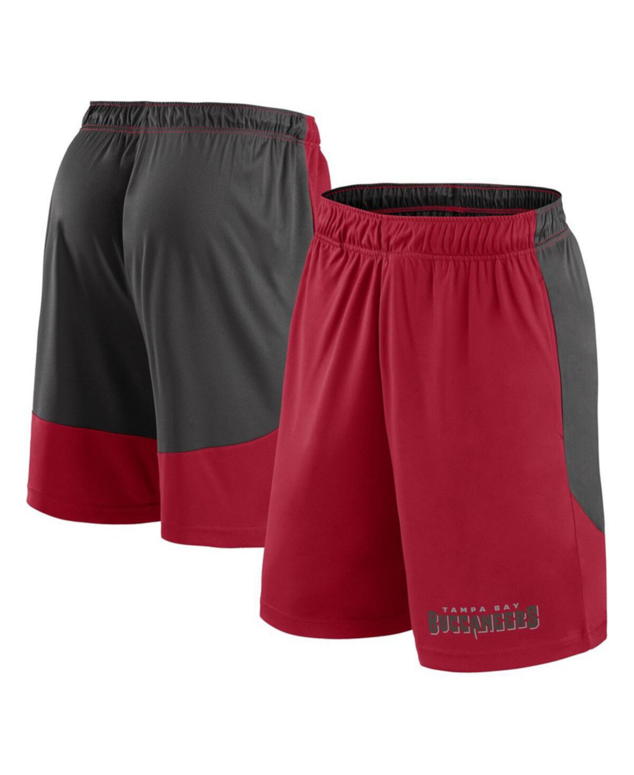 Men's Red/Pewter Tampa Bay Buccaneers Launch Shorts Fanatics