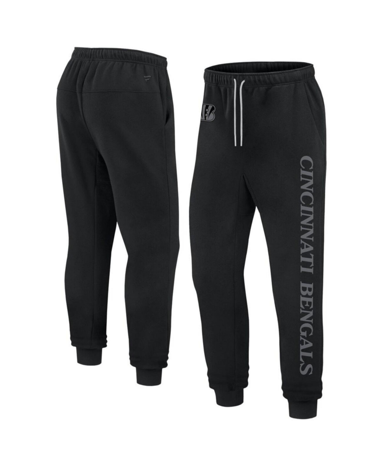 Men's and Women's Black Cincinnati Bengals Elements Phenom Fleece Jogger Pants Fanatics