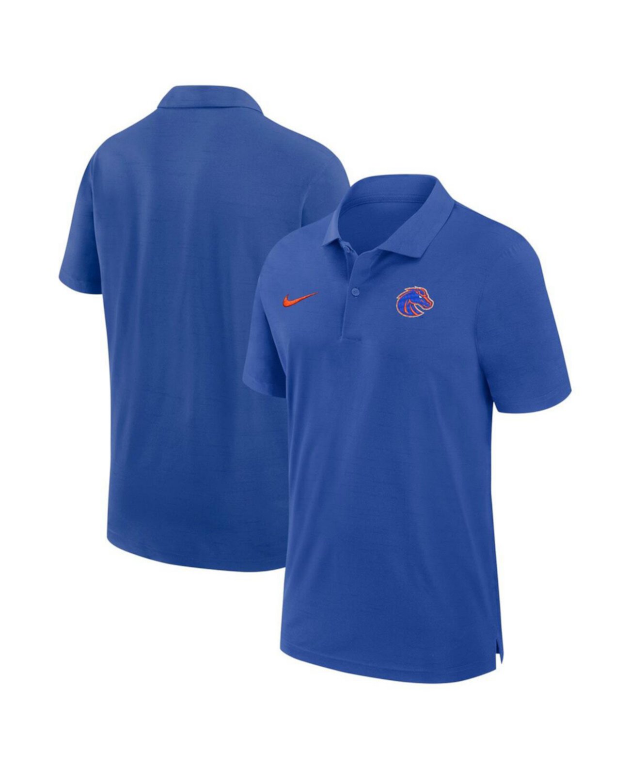 Мужское поло с коротким рукавом Nike Boise State Broncos Royal Dri-FIT с вышивкой логотипа Nike