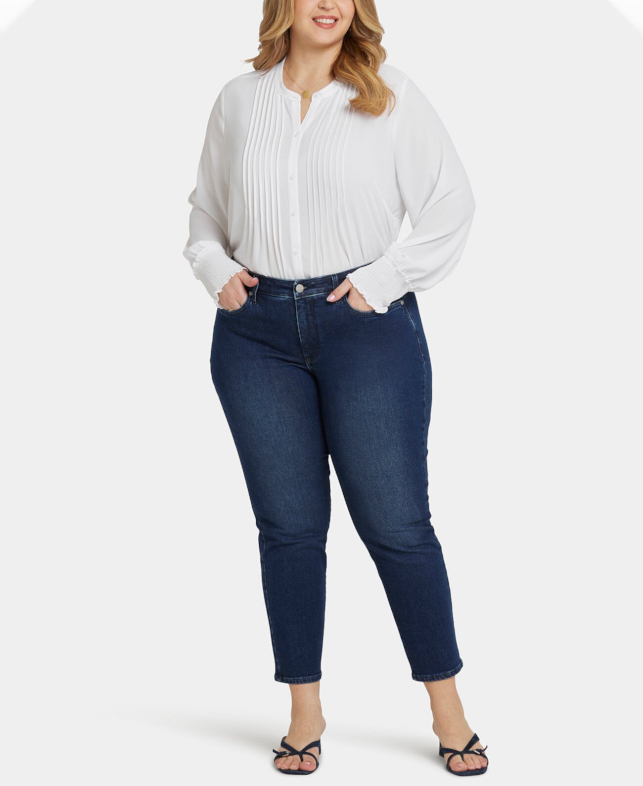 Plus Size Sheri Slim Ankle Jeans Nydj