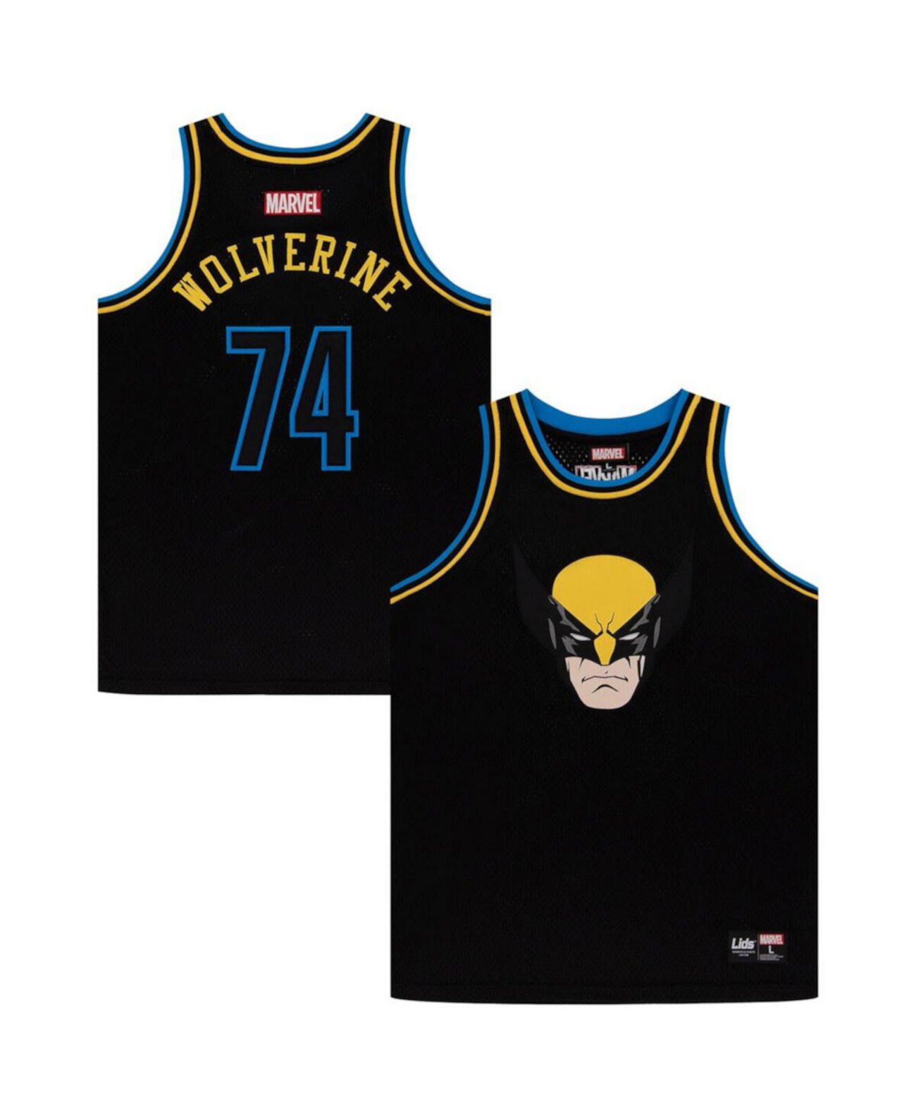 Men's Black Wolverine Basketball Jersey Lids