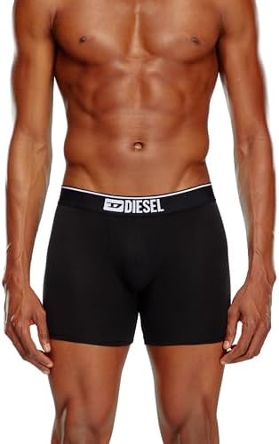 Diesel UMBX-SEBASTIAN THREE PACK plain long boxers Diesel