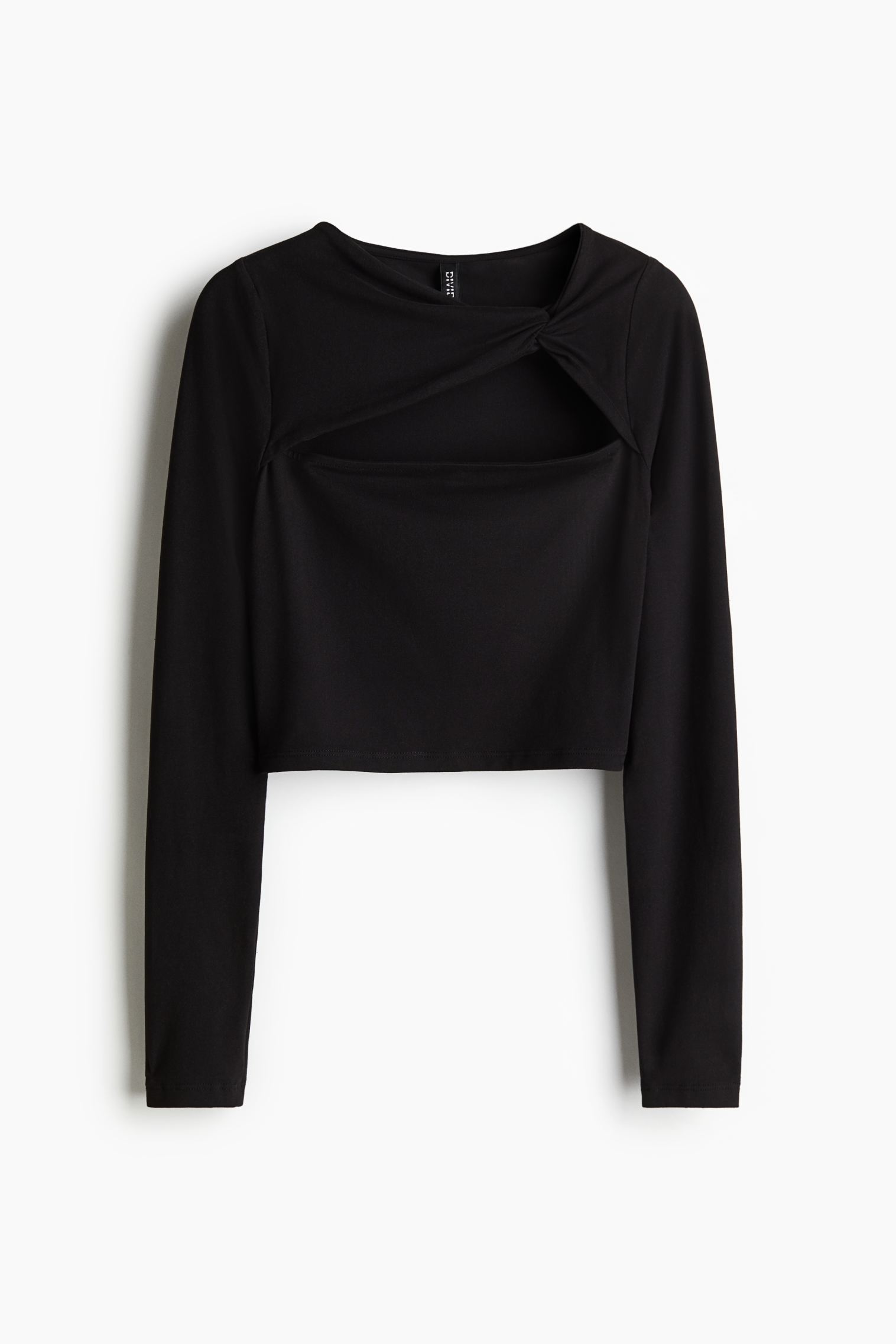 Twist-Detail Crop Top H&M