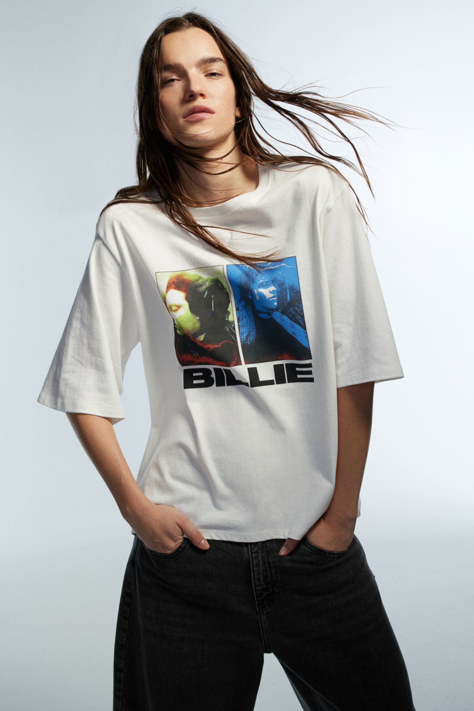 Oversized Printed T-shirt H&M