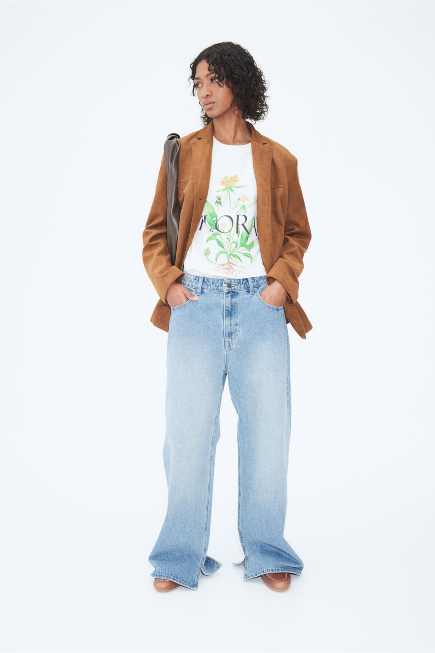 Wide-Leg Jeans H&M