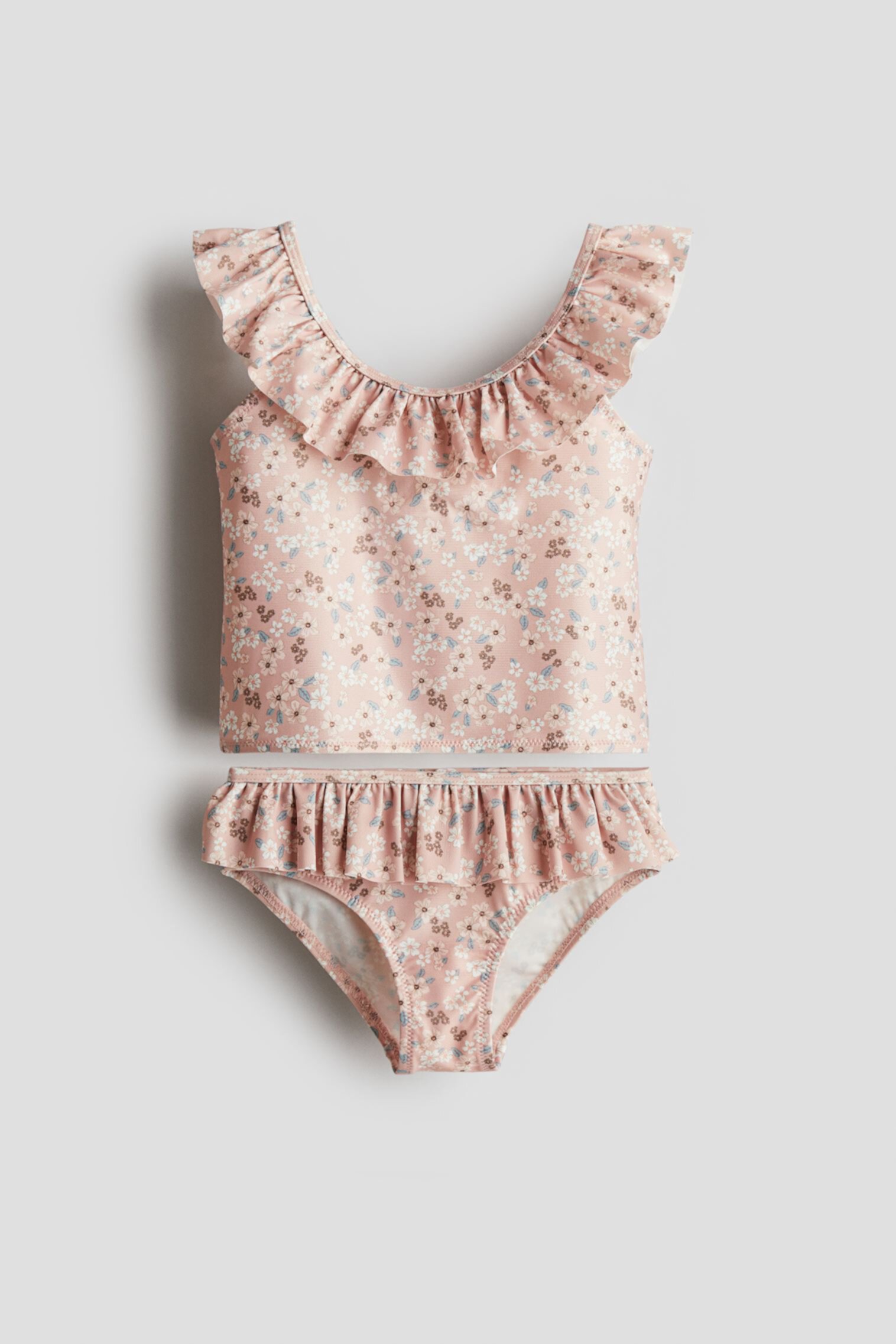 2-piece Ruffle-Trimmed Swimsuit H&M