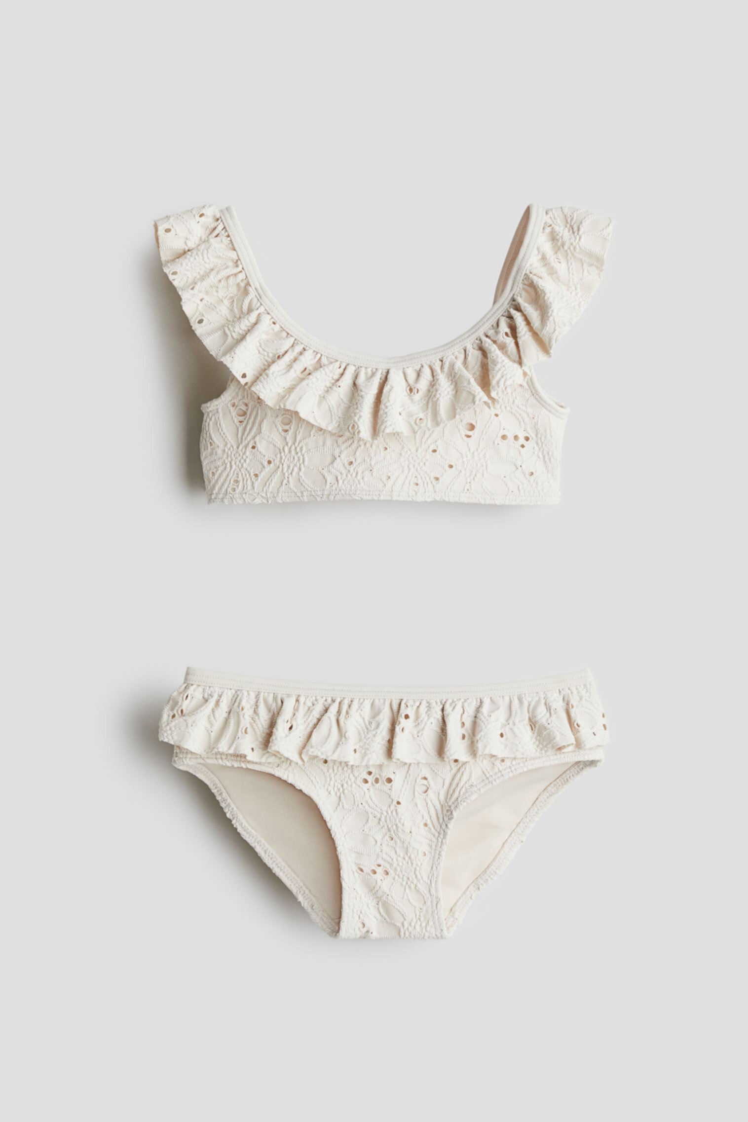 2-piece Swimsuit with Ruffle Trim H&M