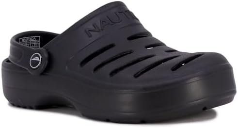 Nautica Women's Clogs - Athletic Sports Sandal - Water Shoes Slip-On with Adjustable Back Strap - Beach Sports Shoe - River Edge Nautica