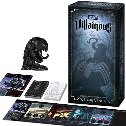 Marvel Villainous: Мы - Веном игровое дополнение – для 1 игрока, включает 30 карт злодеев и 14 карт судьбы Ravensburger