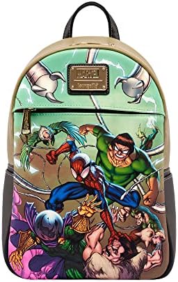 Loungefly Marvel: Spider-Man Sinister 6 Mini-Backpack, Amazon Exclusive Loungefly