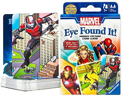 Ravensburger Marvel Eye Found It Card Game - Engaging Board Game for Children and Adults | Enhances Skill Development | Fun Family Entertainment | Over 3 Million Sold Worldwide Ravensburger