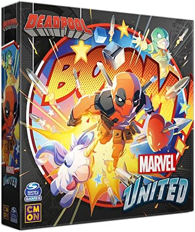 CMON Marvel United Deadpool Expansion | Tabletop Miniatures Game | Strategy Game | Cooperative Game for Adults and Kids | Ages 14+ | 1-4 Players | Average Playtime 40 Minutes | Made by CMON Cmon