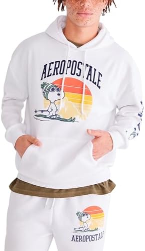 AEROPOSTALE Snoopy Ski Pullover Hoodie Aeropostale