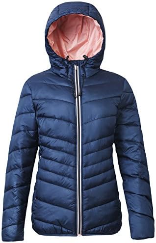 Rokka&Rolla Women's Lightweight Puffer Jacket Water-Resistant Hooded Winter Coat Rokka&Rolla