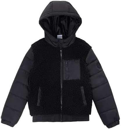 Rokka&Rolla Boys' Water-Resistant Sherpa Puffer Jacket Rokka&Rolla