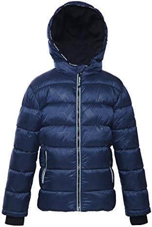 Rokka&Rolla Boys' Heavyweight Puffer Jacket Warm Fleece Lined Winter Coat Rokka&Rolla