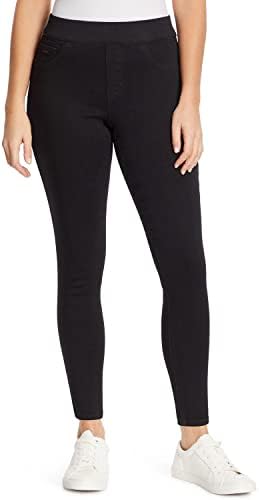 NINE WEST Ladies Heidi Pull On Pant | Women Pullon Pant | Pull On Pants for Women - Jet Black 8 Nine West