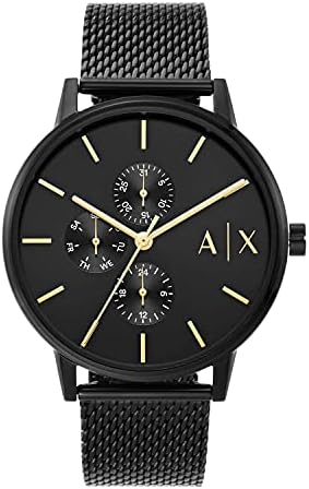 A|X Armani Exchange Multifunction Watch for Men with Leather or Stainless Steel Band A｜X Armani Exchange