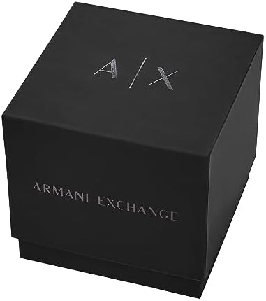 A|X Armani Exchange Men's Three-Hand Black Stainless Steel Watch (Model: AX2189) A｜X Armani Exchange