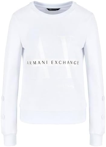 Женский хлопковый свитшот A|X Armani Exchange с логотипами A|X и MixMag, лимитированная серия A｜X Armani Exchange